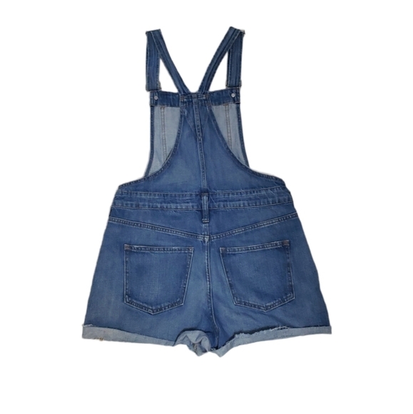 MADEWELL Adirondack Short Overalls in Denville Wash, Size S - Picture 5 of 15